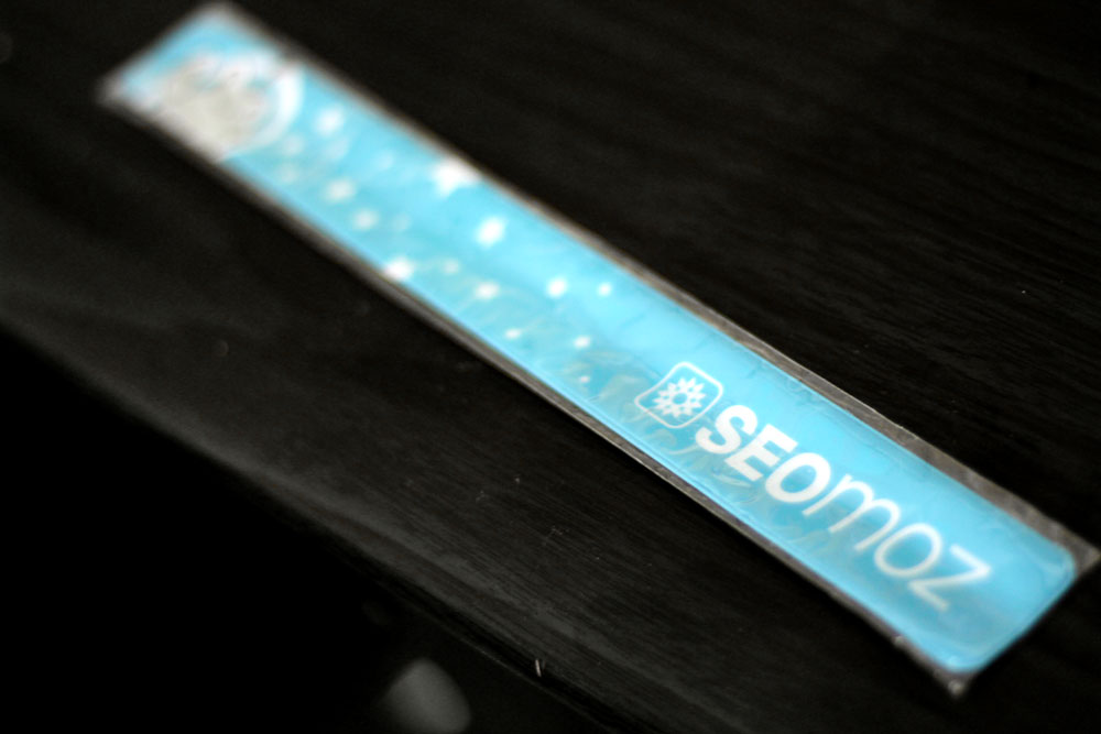 SEOmoz Plastic Bracelet SEOmoz Plastic Bracelet