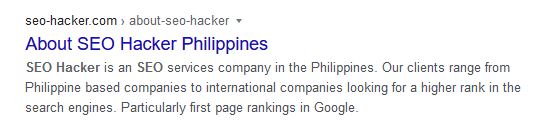 SEO Hacker Normal Snippet