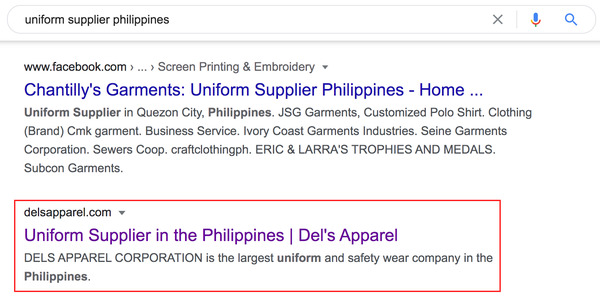 Topical Authority Example