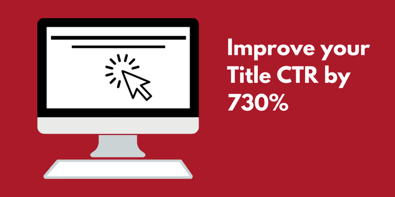 Improve title Click throughs